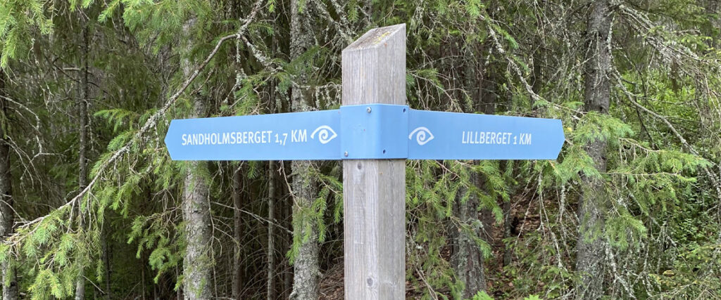 Signs along the trail