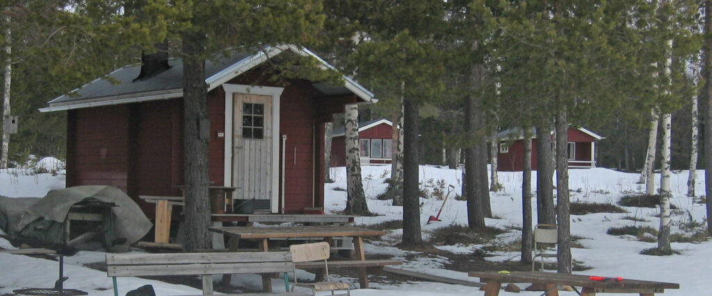 The sauna at Baggen
