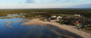 Drone photo of Pite Havsbad