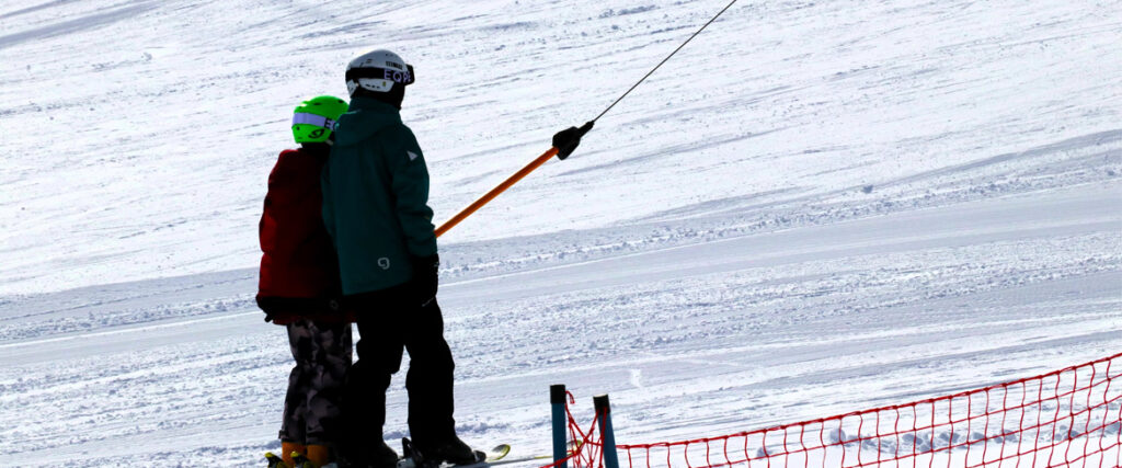 At the lift up